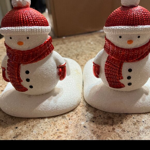 Bath and Body Works Snowmen soap holders - Picture 2 of 2